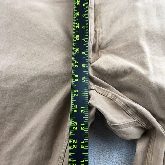 Duluth Mens Pants Size 40x30 Slim Fit Flex Ballroom Khaki Straight Casual Tan - Picture 7 of 16